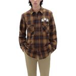 Фланелевая рубашка Star Leather от AMIRI, цвет хаки - фото 4