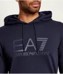 Толстовка slim fit Ea7, темно-синий - фото 4