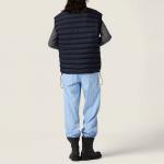 Стеганый жилет на молнии MIU MIU, синий - фото 3