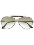 TOM FORD Eyewear солнцезащитные очки-пилоты Sean, черный - фото