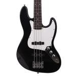 Басс гитара Glarry Black GJazz Electric Bass Guitar + 20W Amplifier - фото 4