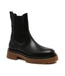 Ботинки женские Gant Megany кожаные со вставками, черный - фото