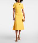 Коктейльное платье Eman crêpe Emilia Wickstead, Custard - фото 2