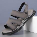 Пляжные шлепанцы мужские Captain illy, серый - фото 3