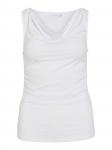 VILA Топ 'VIKana' в белом цвете - фото