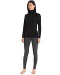 Пуловер Icebreaker Merino 260 Tech Long Sleeve Half Zip, черный - фото 5