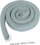 SOLUSTRE Подушка-уплотнитель для изголовья кровати Grey - фото 2