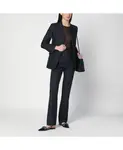 Синие обычные брюки Max Mara, синий - фото 3