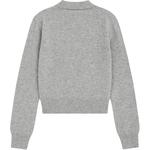 Кашемировый поло джемпер WE11DONE, серый - фото 4