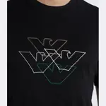 Футболка стандартного кроя Emporio Armani, черный - фото 4