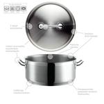 Кастрюля Mäser, серебряный - фото 2