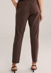 Брюки WE Fashion SLIM FIT MET STRETCH, Brown - фото 3
