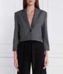 Блейзер женский Pinko с укороченными рукавами, черный - фото