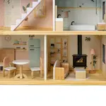 Детская кукла Eurekakids Wooden house with elevator doll, коричневый - фото 9