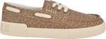 Кроссовки Guess Men's Silzon Boat Shoe, Light Brown Logo Multi 230 - фото 6