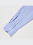 Приталенная рубашка super non-iron slim fit воротник с полуприлегающим вырезом Uniqlo, белый - фото 2