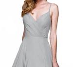 Шифоновое платье Milan в сером цвете Amelia Couture, серый - фото 3