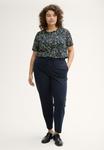 Футболка TOM TAILOR PLUS SIZE, Multicolor Navy Dot Structure/Dark Blue - фото 2
