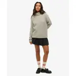 Свитер Superdry Merchant Textured high neck, серый - фото 4