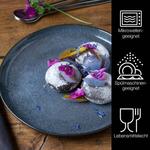 Vida 6x десертные тарелки фарфор Moritz & Moritz, синий - фото 3