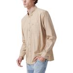 LACOSTE Мужская рубашка бежевого цвета Beige - фото 4