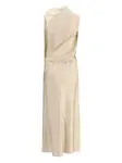 Платье миди с вырезом халтер Magda Butrym, нейтральный - фото 2