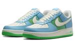 Кроссовки Nike Air Force 1 Low '07 Aquarius Blue Vapor Green, белый - фото 3