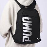 Сумка pioneer backpack i 'black white' Puma, черный - фото 4