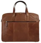 Портфель X-Zone, натуральная кожа, коричневый - фото 3