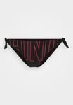 Низ бикини MOSCHINO SWIM SIDE TIE BRIEF, Black/Red/Black - фото 5