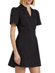 Платье-рубашка Cooper Wrap Mini Tanya Taylor, черный - фото 3