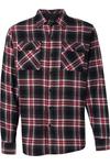 Рубашка из фланели Burnside Yarn-Dyed с длинным рукавом, красный - фото