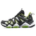 Кроссовки для походов и треккинга мужские с низким верхом, черный, зеленый Rax - фото