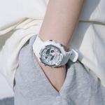 Disney Часы Mickey Series Quartz Movement Resin Strap Watch Unisex Silver Dial - фото 5