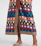 Шелковый пляжный парео в горошек Valentino, Multicolor - фото 6