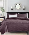 Квебек 3 шт. Наборы одеял Madison Park, фиолетовый - фото