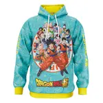 Худи Otso Dragon Ball Super Family, синий - фото