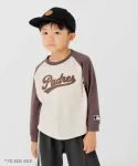 Футболка с длинными рукавами реглан MLB, цвет Brown - фото 5