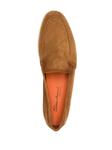 Santoni лоферы с миндалевидным носком, коричневый - фото 4