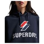 Худи Superdry Code Sl Stacked Apq Os, синий - фото 3