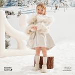 Детские зимние ботинки для дошкольников EBMINI, серебряный - фото 6