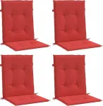 Подушка на стул Vidaxl, красный - фото 2