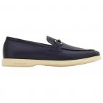 Ferragamo Gancini лоферы мужские midnight blue - фото 4