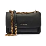 Кожаная сумка через плечо Michael Kors, черный - фото