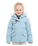 Детская парка с утепленным капюшоном Rokka&Rolla, синий - фото
