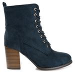 Ботильоны Baylor с широким блочным каблуком Journee, синий - фото 3