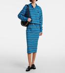 Полумесяц Re-Nylon наплечная сумка Prada, черный - фото 5