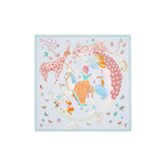 HERMES Шелковый шарф Unisex Light Blue - фото