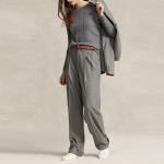 Трикотажная женская серая футболка Polo Ralph Lauren - фото 4