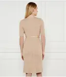 Платье с поясом Marciano Guess, бежевый - фото 3